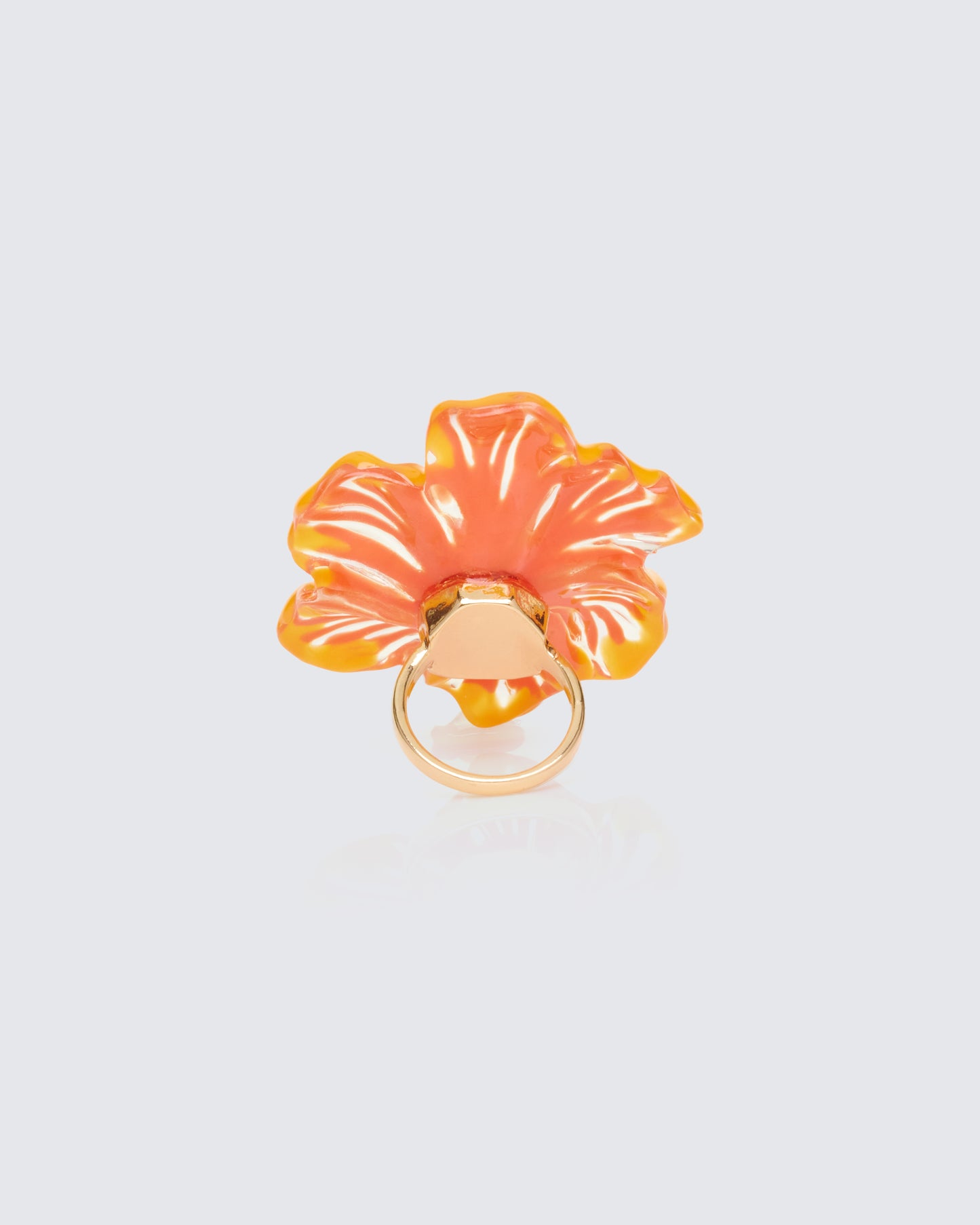 Women's orange jewelry front view – FINESSE