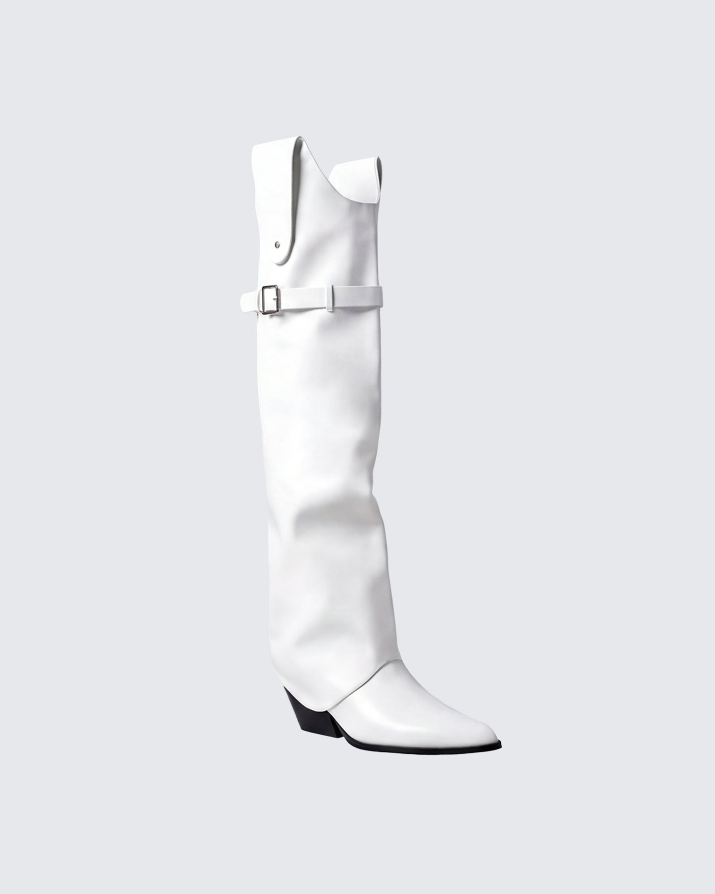 Jupiter – Weißer Cabrio-Stiefel