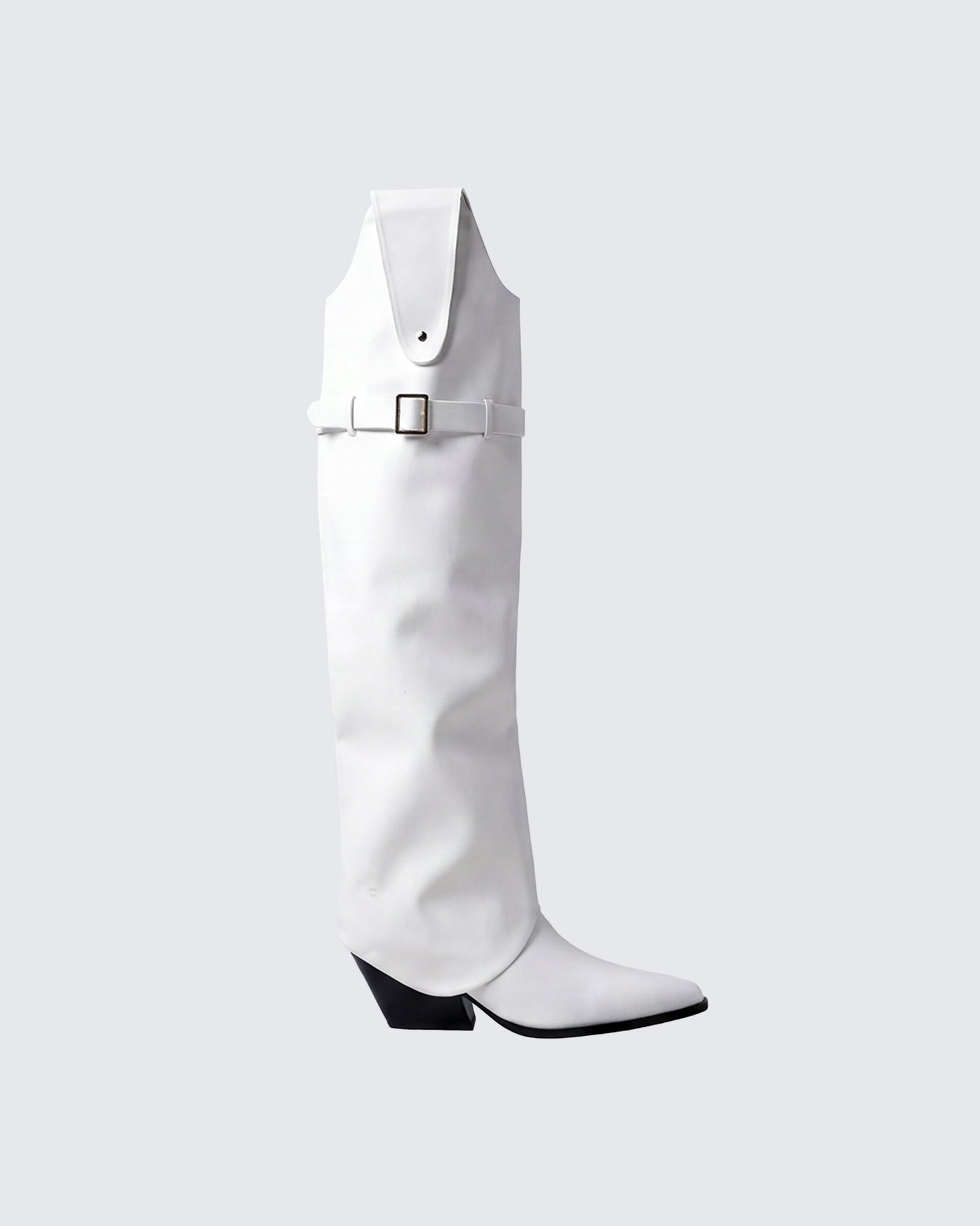 Jupiter – Weißer Cabrio-Stiefel