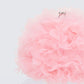 Justine Pink Organza Ruffle Grab Bag