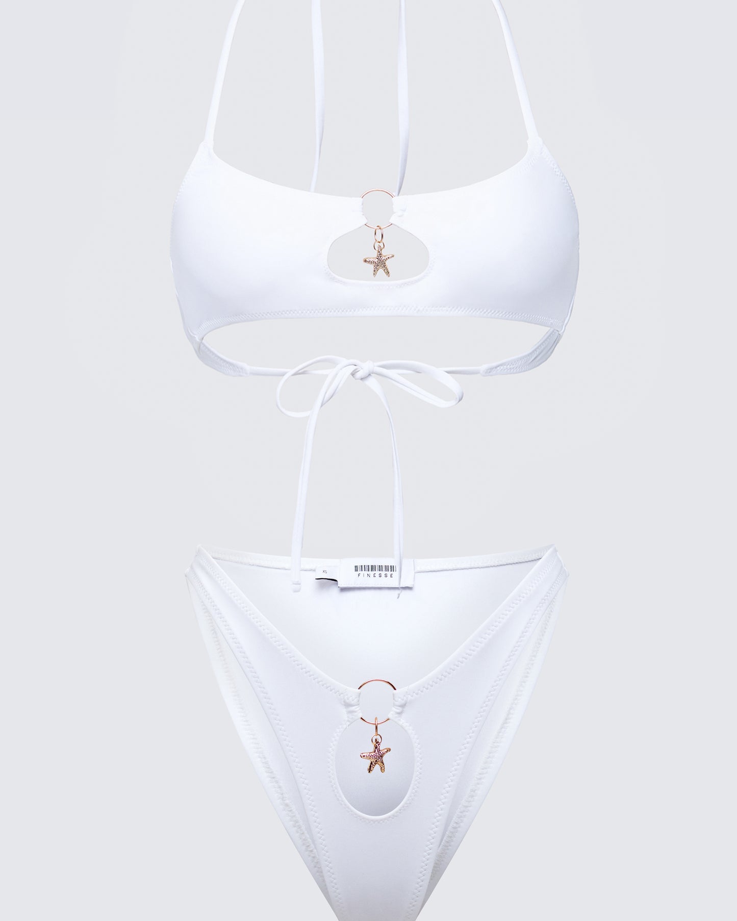 Kalani White Bikini Set