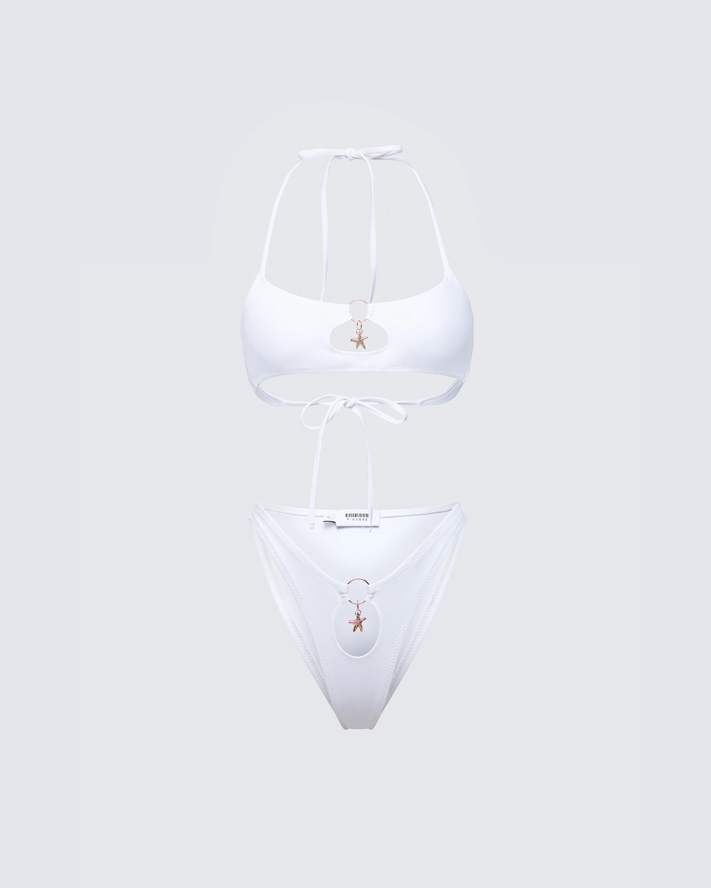 Kalani White Bikini Set product front