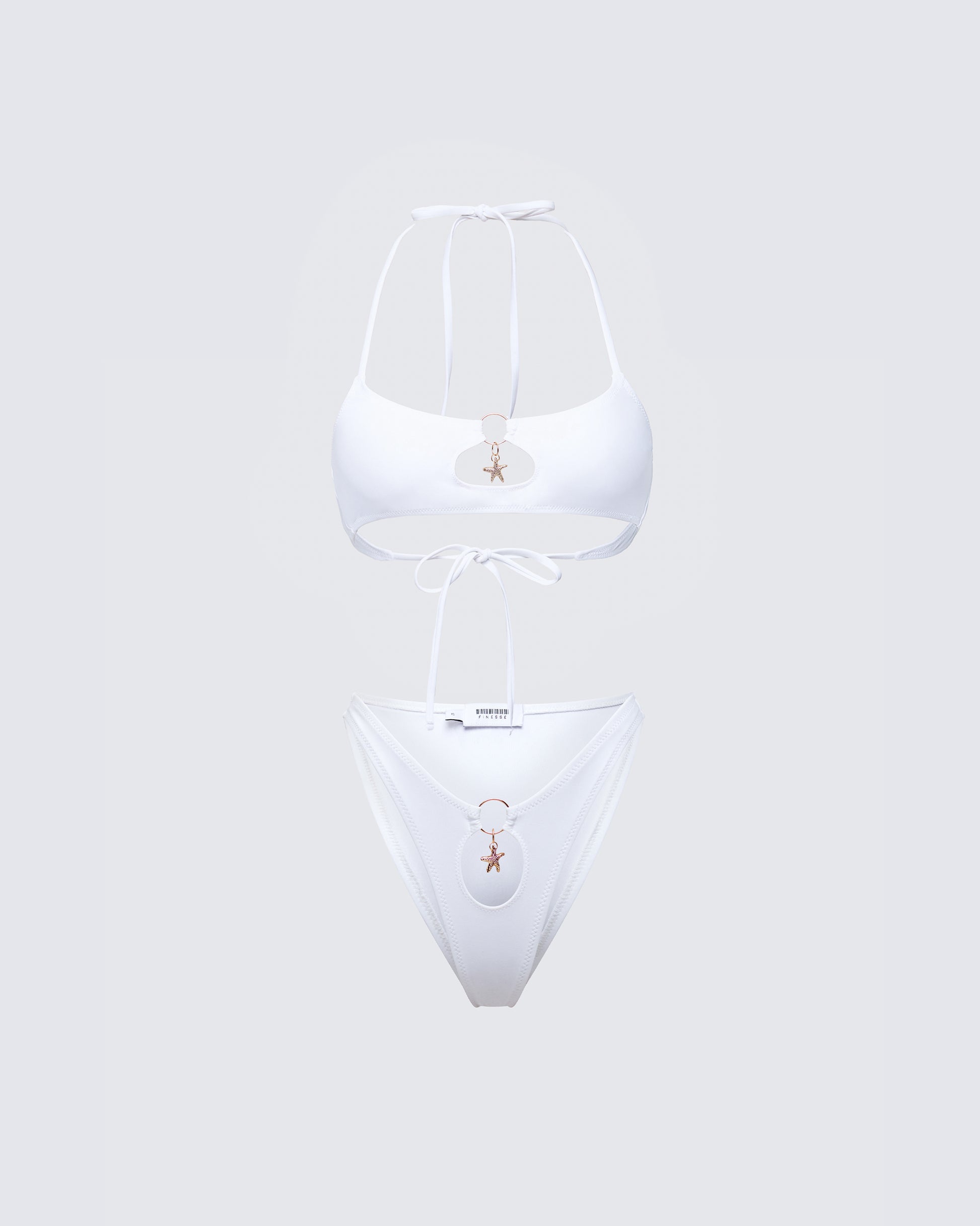 Kalani White Bikini Set product front