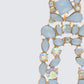 Kamari Blue Encrusted Dangle Earrings