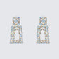 Kamari Blue Encrusted Dangle Earrings