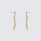 Kamari Blue Encrusted Dangle Earrings