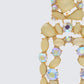 Kamari Yellow Encrusted Dangle Earrings