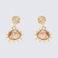 Kareina Gold Molten Shell Dangle Earrings product front