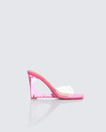 Women's pink sandals – FINESSE