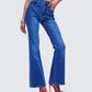 Kass High Rise Blue Denim Rainbow Jean