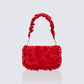 Kassidy Red Organza Ruffle Bag