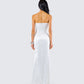 Katana White Lace Applique Gown