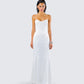 Katana White Lace Applique Gown