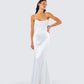 Katana White Lace Applique Gown