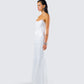 Katana White Lace Applique Gown