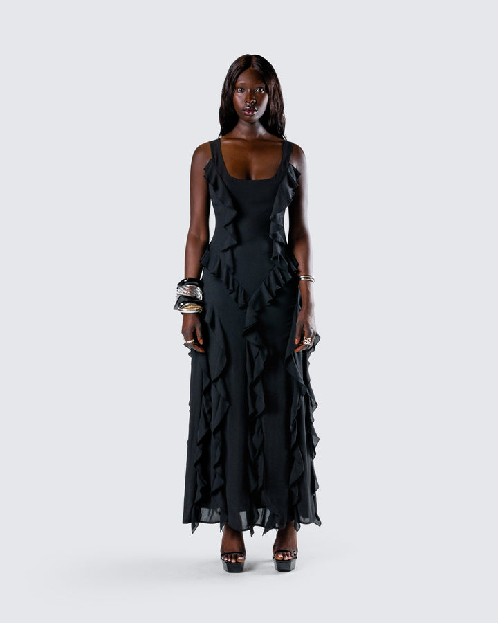 Black Off Shoulder Mini Dress - Sheer Sleeves Party FINESSE Black Off Shoulder Mini Dress - Sheer Sleeves Party FINESSE