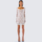 Kavita Ivory Lace Mini Dress