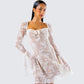 Kavita Ivory Lace Mini Dress