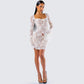 Kavita Ivory Lace Mini Dress