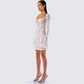 Kavita Ivory Lace Mini Dress