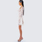 Kavita Ivory Lace Mini Dress