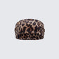 Kelsey Leopard Print Velour Headband product front