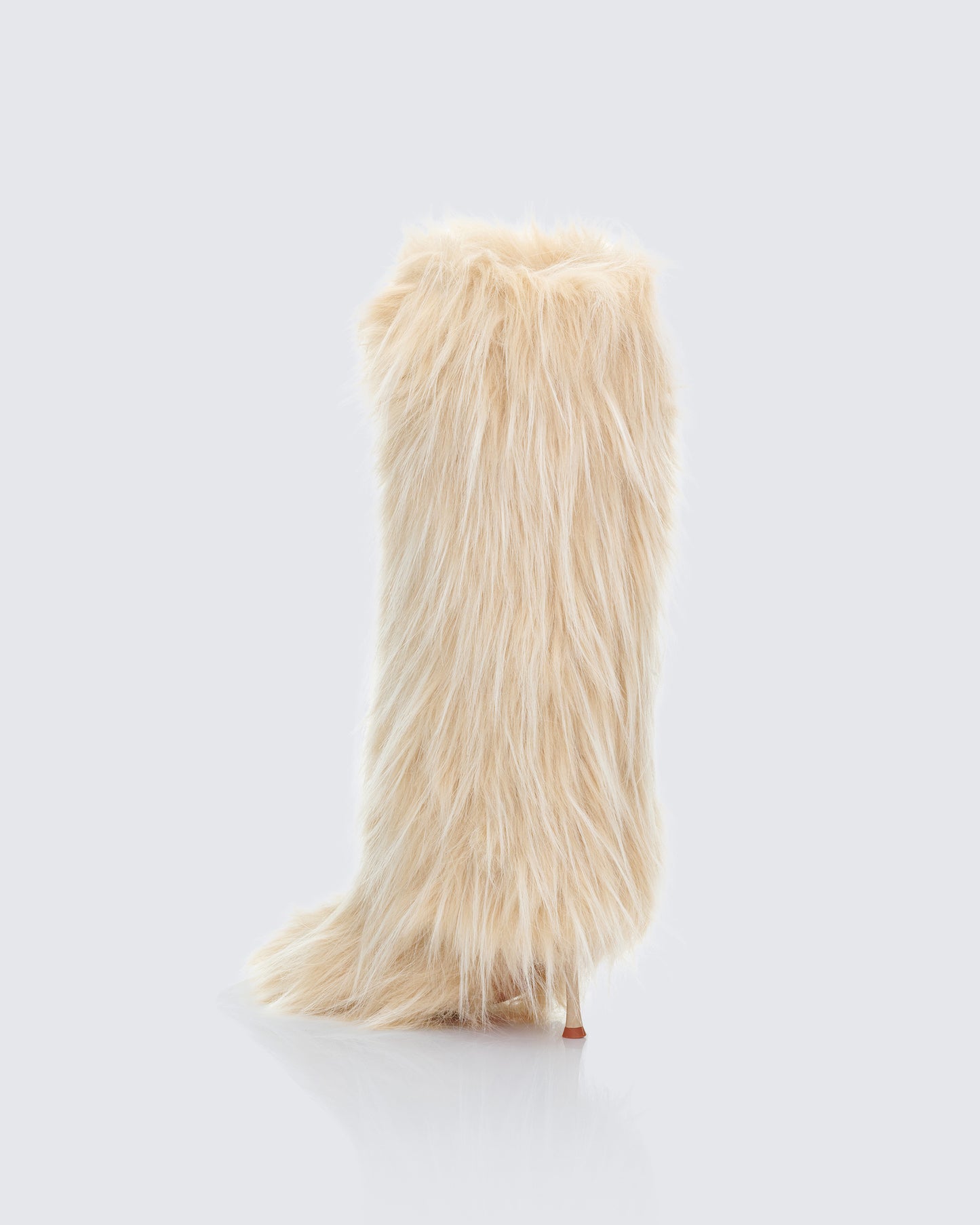 Women's white boots styled on model – FINESSE