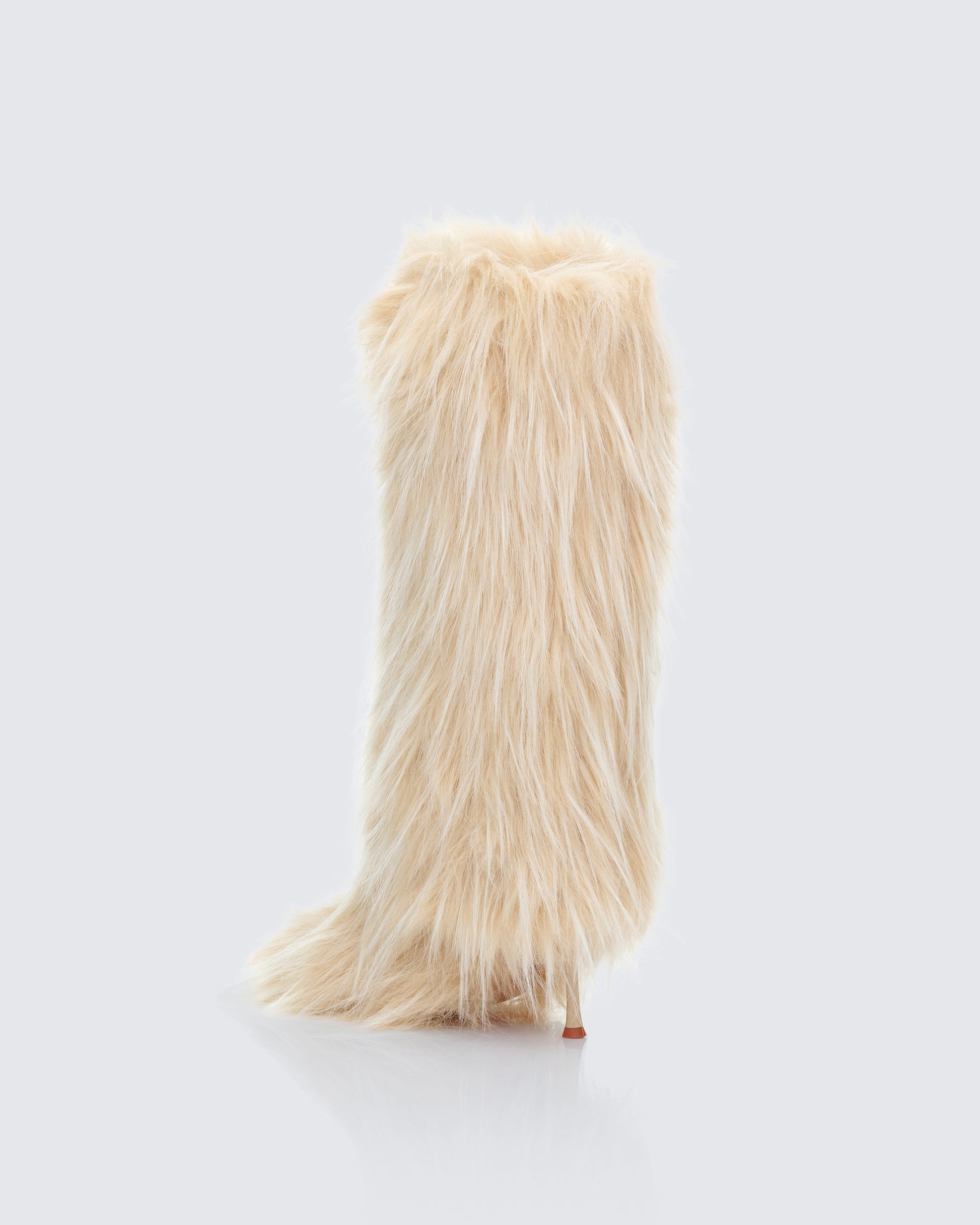 Women's white boots styled on model – FINESSE
