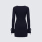 Kesia Black Mini Dress