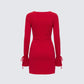 Kesia Red Mini Dress