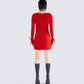 Kesia Red Mini Dress