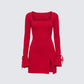 Kesia Red Mini Dress