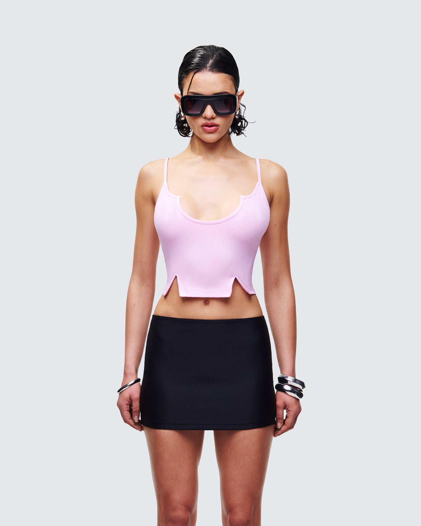 Women's pink top front view – FINESSE