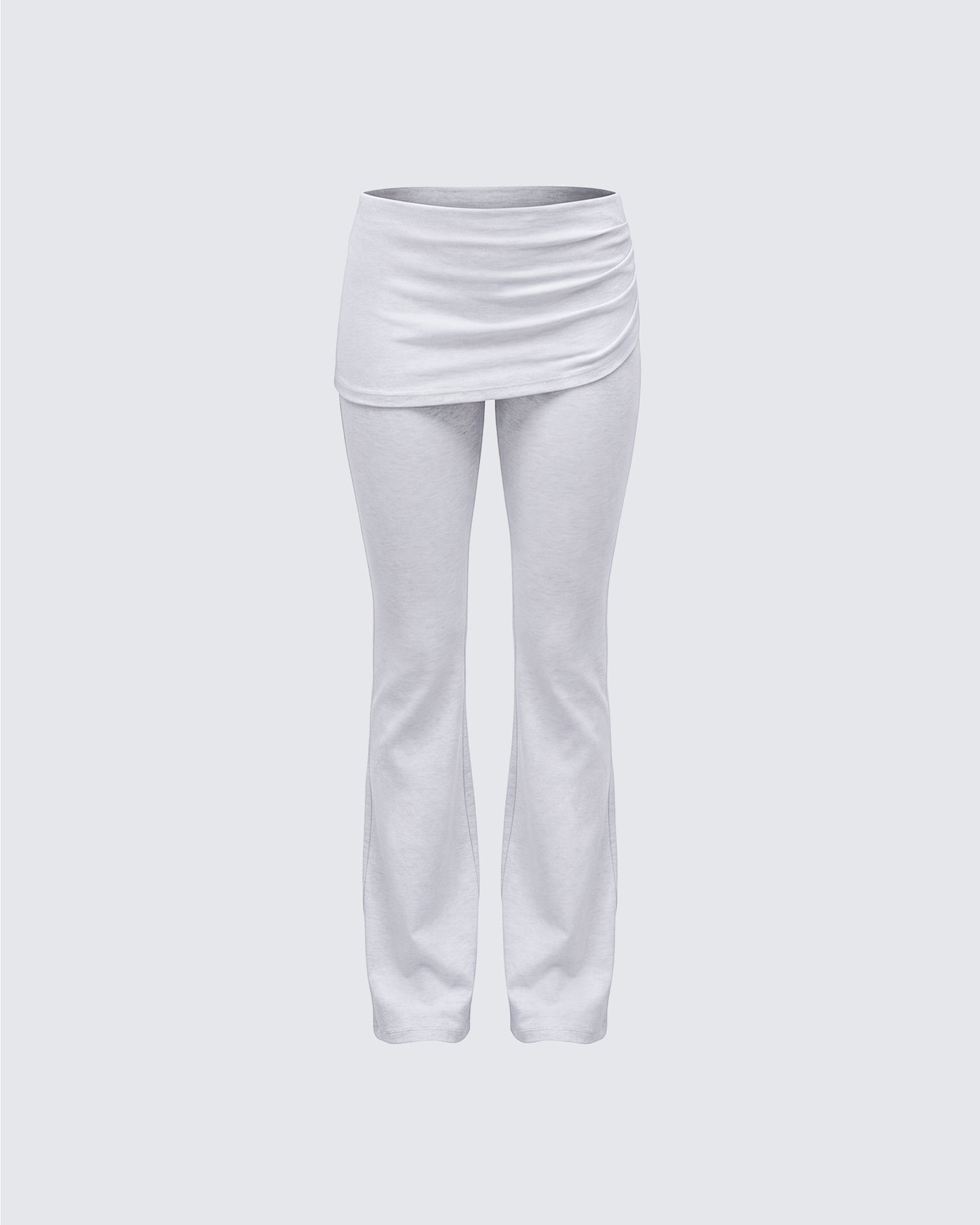 Kia Grey Marl Fold Over Legging product front