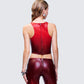 Kiara Multi Ombre Vegan Leather Top