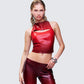 Kiara Multi Ombre Vegan Leather Top