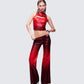 Kiara Multi Ombre Vegan Leather Top