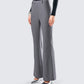 Kimberly Grey Flared Trouser Pant