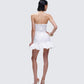 Kimi White Lace Corset Mini Dress