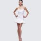 Kimi White Lace Corset Mini Dress