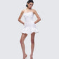Kimi White Lace Corset Mini Dress