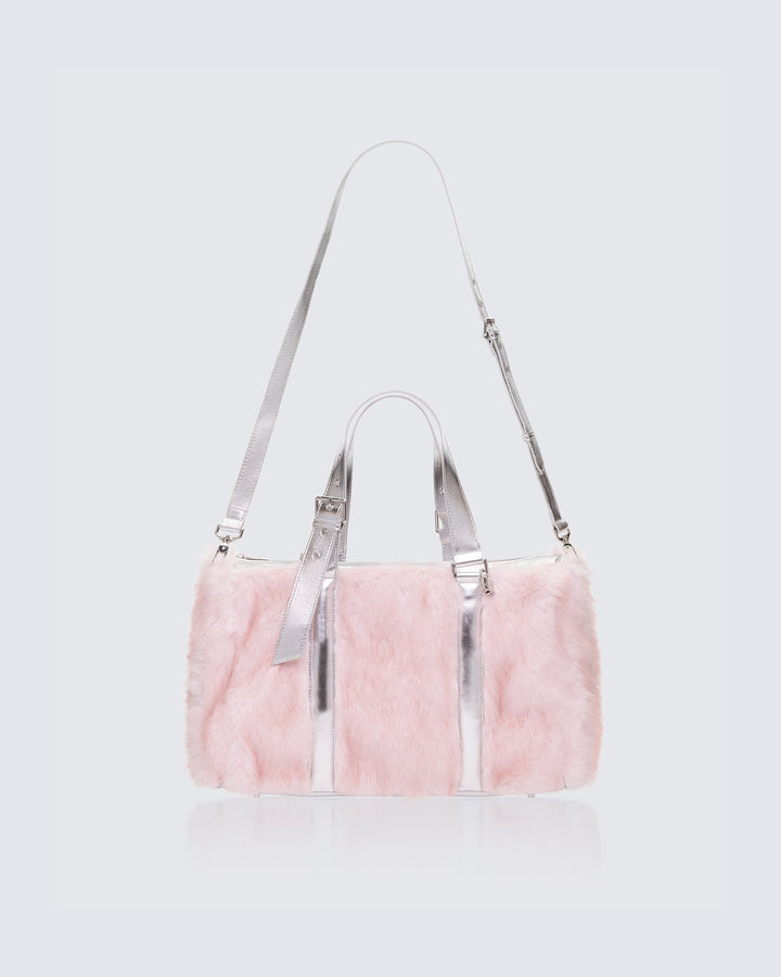 Kimora Pink Y2K Fur Holdall