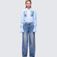 Kitty Denim Set model front