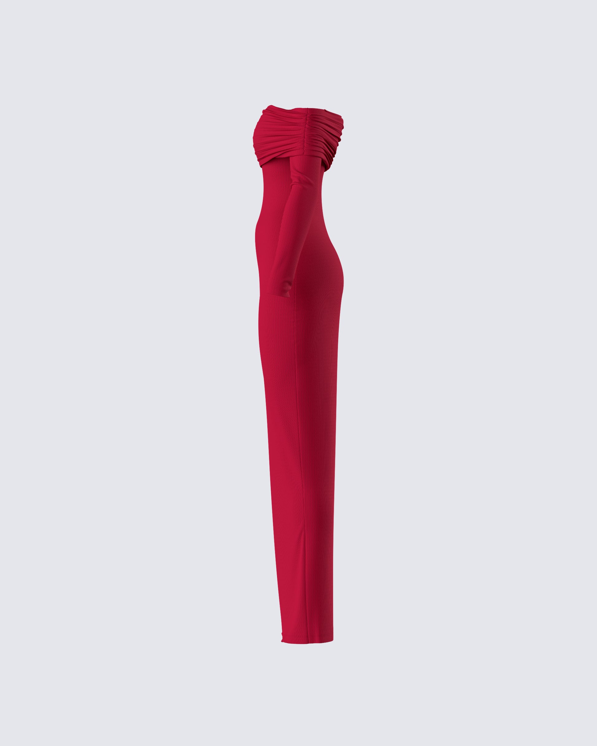 Burgundy Off Shoulder Maxi Dress - Ribbed Bodycon FINESSE Burgundy Off Shoulder Maxi Dress - Ribbed Bodycon FINESSE
