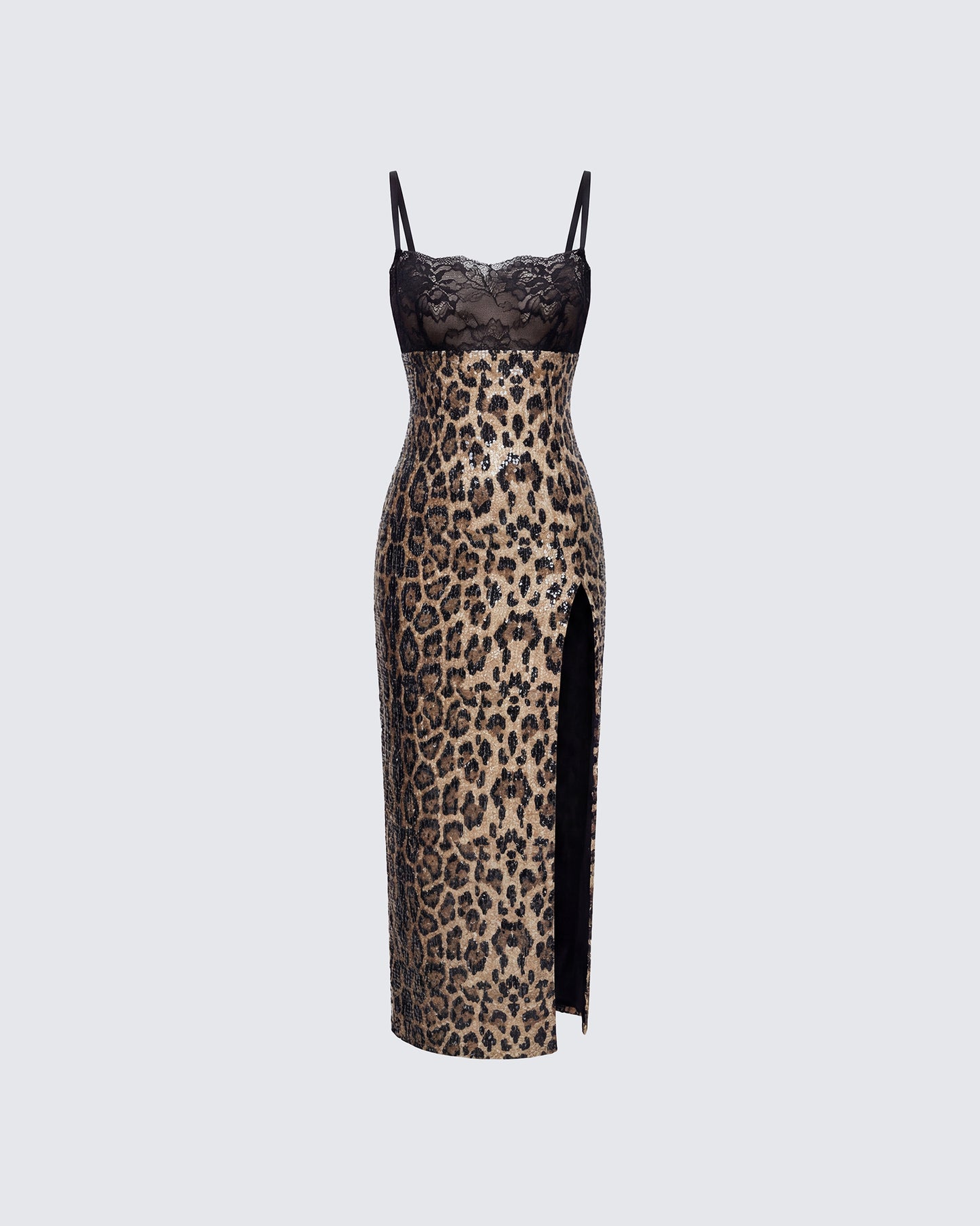 leopard print sequin dress Edikted Womens Printed Mini The alluring cowl neckline and body Kara Multi Sequin Leopard &
