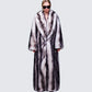 Lakeisha Oversized Maxi Fur Coat model front