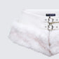 Larina White Faux Fur Micro Shorts