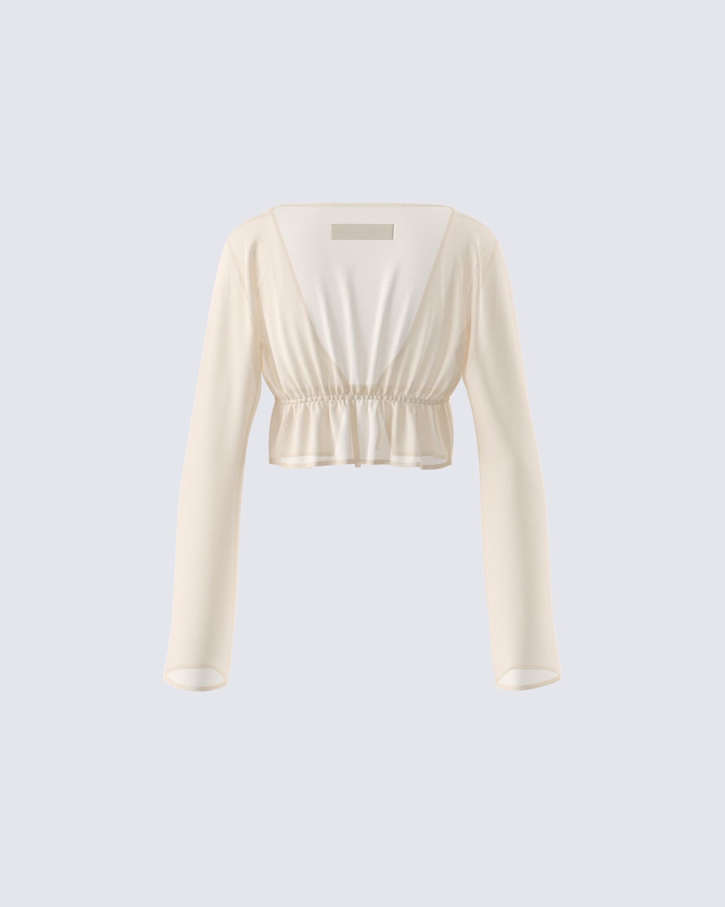 Lennon Cream Mesh Top