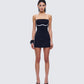 Lesia Black Halter Tennis Dress