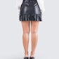 Lexi Black Vegan Leather Skirt